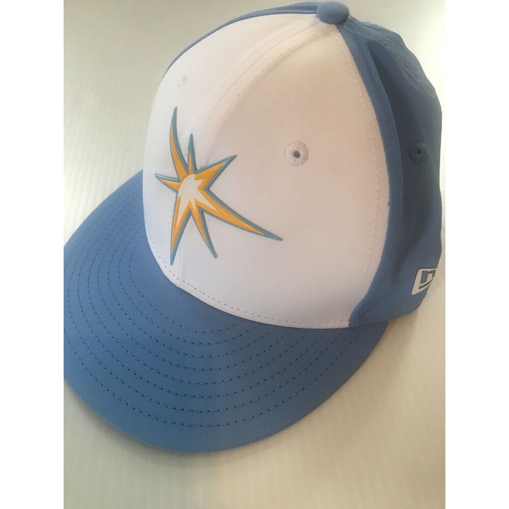 Tampa Bay Rays New Era 59 Fifty MLB Hat Baseball Cap Fitted 6 3/4